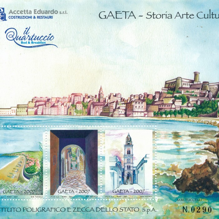 Foglietto Erinnofilo – Gaeta – Storia Arte Cultura – 2007