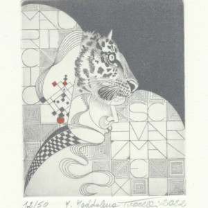 Ex libris Zodiaco cinese , 2022 anno della tigre