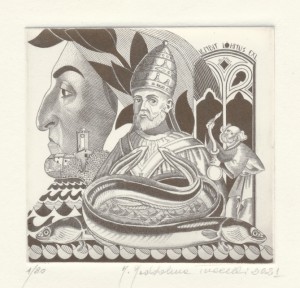 Dante Alighieri, le anguille del lago di Bolsena di Papa Martino IV